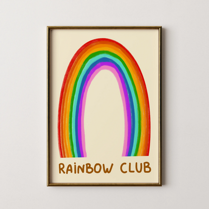 Rainbow club - Nursery Prints