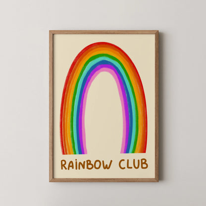 Rainbow club - Nursery Prints
