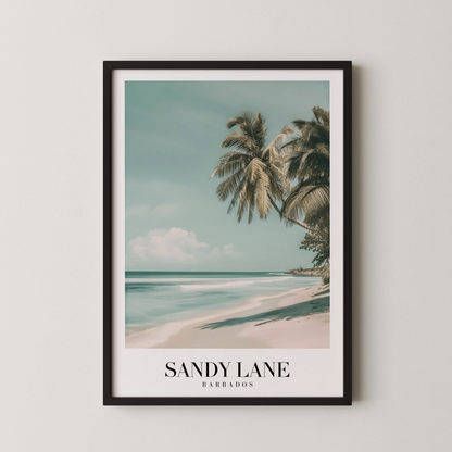 Sandy Lane, Barbados, City Prints