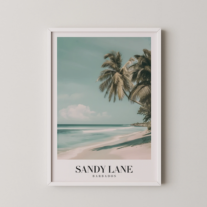 Sandy Lane, Barbados, City Prints