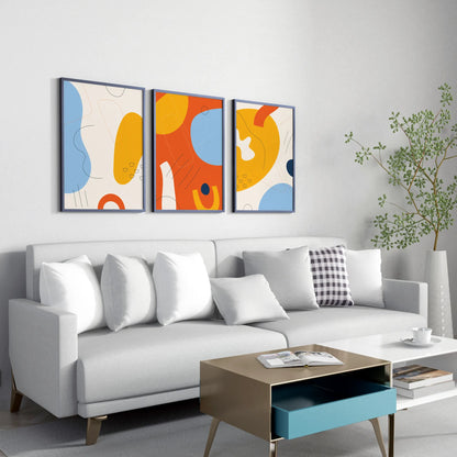 Set of 3, Modern Abstarct Painting