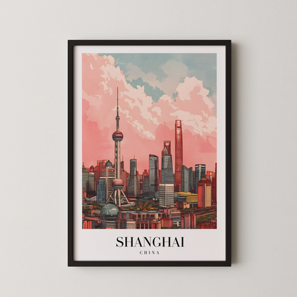 Shanghai, China, City Prints