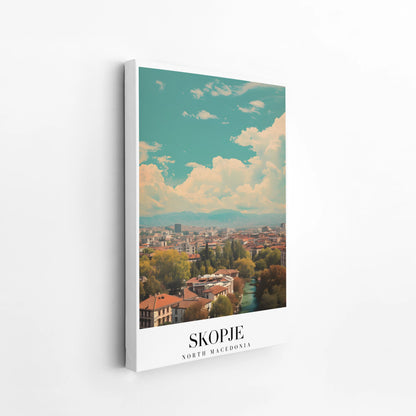 Skopje, North Mecedonia, City Prints