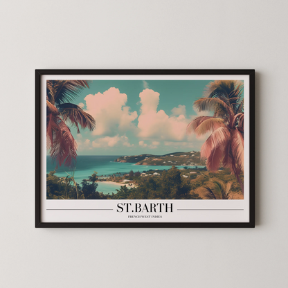 St. Barth, French West Indies, City Prints