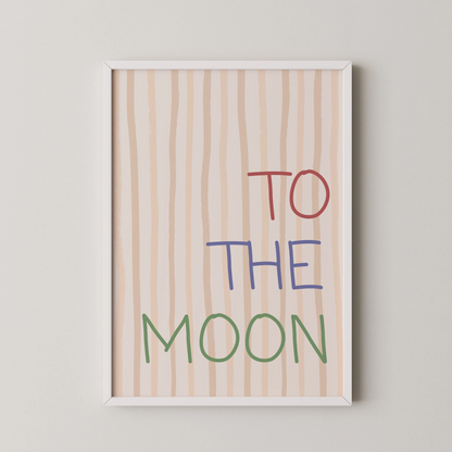 The Moon - Nursery Prints