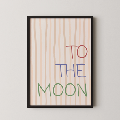The Moon - Nursery Prints
