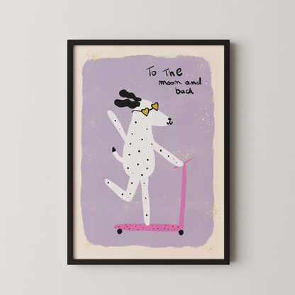 To the Moon - Nursery Prints