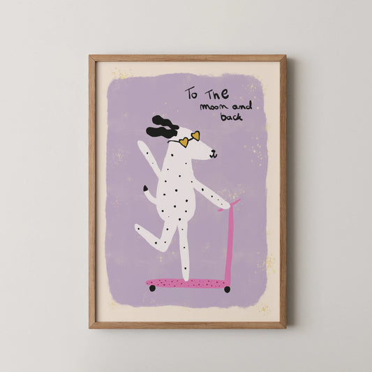 To the Moon - Nursery Prints