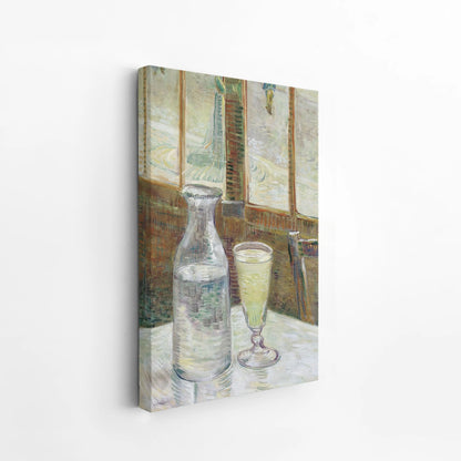 Café table with absinth by Van Gogh (1887)