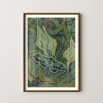 Emperor moth by Van Gogh (1889)