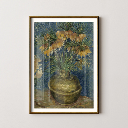 Imperial Fritillaries in a Copper Vase by Vincent Van Gogh (1887)