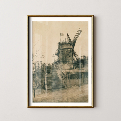 Moulin de la Galette by Vincent Van Gogh