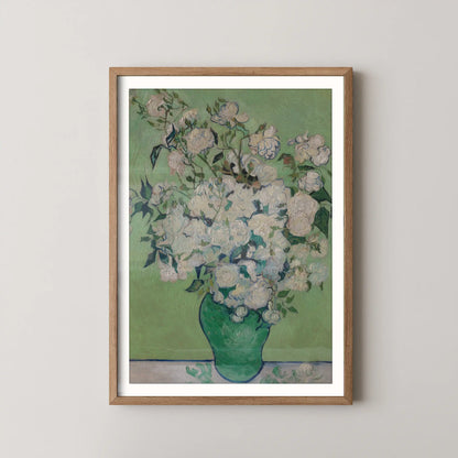 Roses by Vincent Van Gogh (1890)