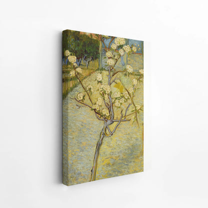 Small pear tree in blossom by Vincent Van Gogh (1888)