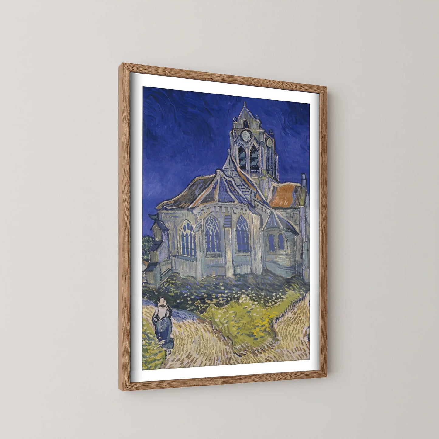The Church in Auvers-sur-Oise, View from the Chevet by Vincent Van Gogh (1890)
