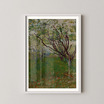 The Flowering Orchard by Vincent Van Gogh (1888)