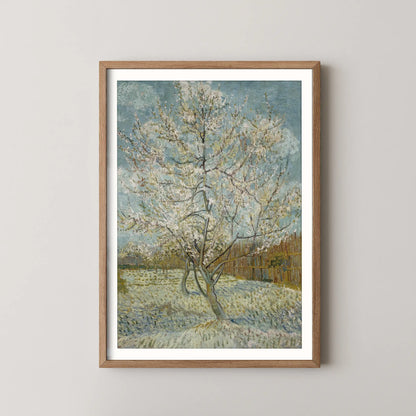 The pink peach tree by Vincent Van Gogh (1888)