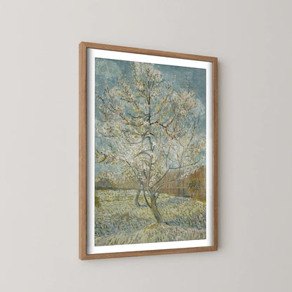 The pink peach tree by Vincent Van Gogh (1888)