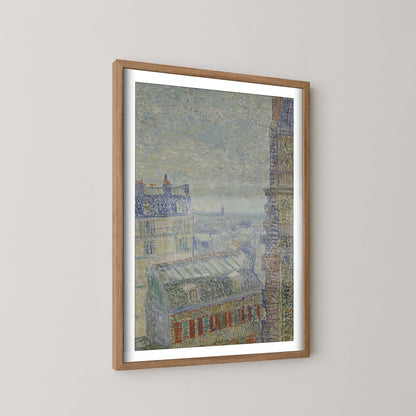 View from Theo’s apartment by Vincent Van Gogh