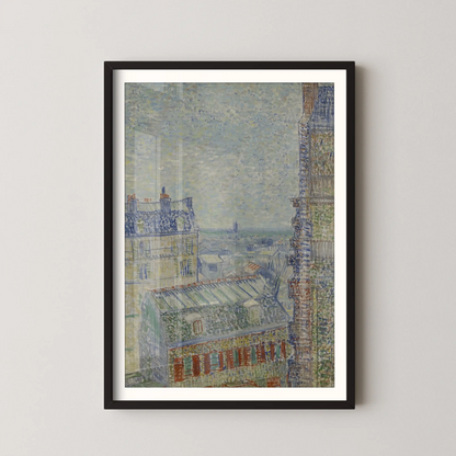 View from Theo’s apartment by Vincent Van Gogh
