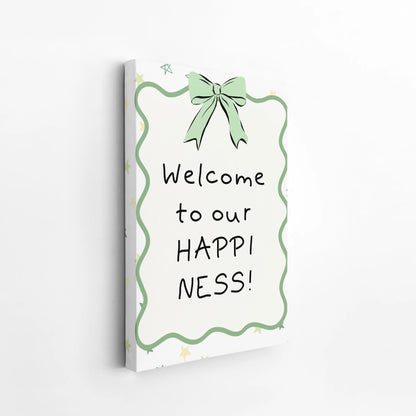Welcome to Happiness - Nursery Prints