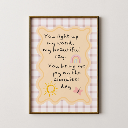 You are our joy - Nursery Prints