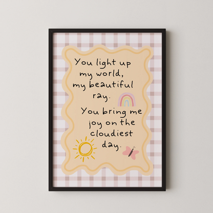 You are our joy - Nursery Prints